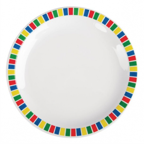 Olympia Kristallon Fairground Melamine Side Plates 160mm 12 Pack
