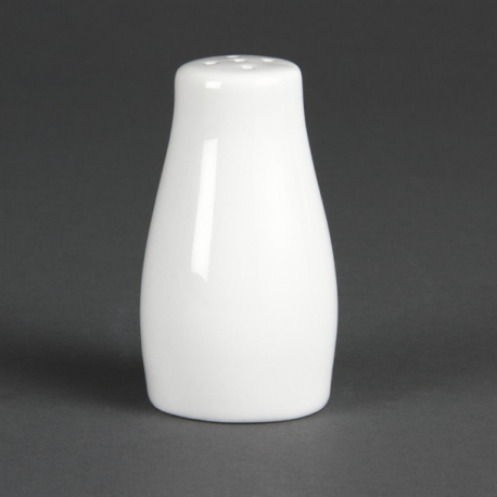 Olympia Whiteware Pepper Shakers 90mm 12 Pack