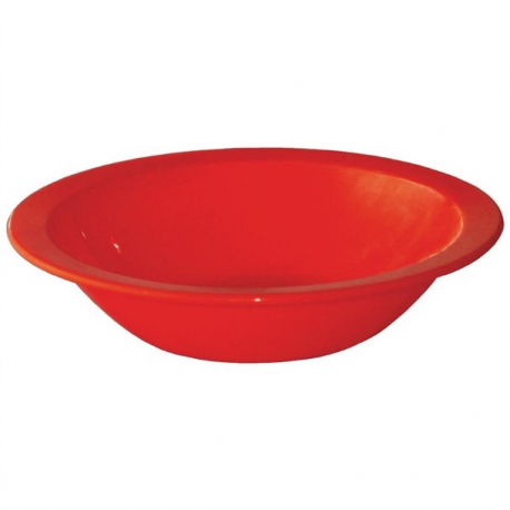 Olympia Kristallon Polypropylene Bowls Red 174mm 12 Pack