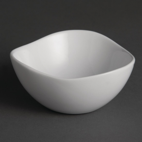 Olympia Whiteware Wavy Bowls 105mm 12 Pack