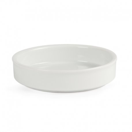 Olympia Mediterranean Stackable Dishes White 102mm 6 Pack