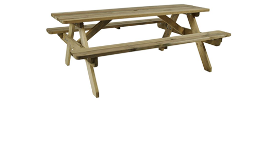 Picnic Benches and Parasols