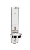 Wall Mounted Chrome Bracket for 250ml Bottles (Single)