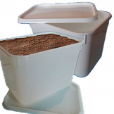 2 Litre Ice Cream Container Natural (Sold Singly)