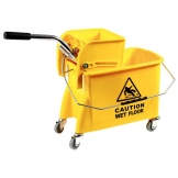 Mop Bucket W/ Wringer Yello 20Ltr Mobile (Sold Singly)