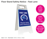 Fast Lane Portable Floor Stand Safety Notice - FL060