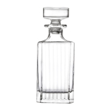 RCR Cristalleria Timeless Square Whisky Decanter 750ml 4 Pack