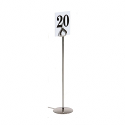 Banquet Number Stand S/S 16"Hh (Sold Singly)