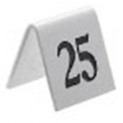 Table Numbers Perspex 26-50 (Sold Singly)