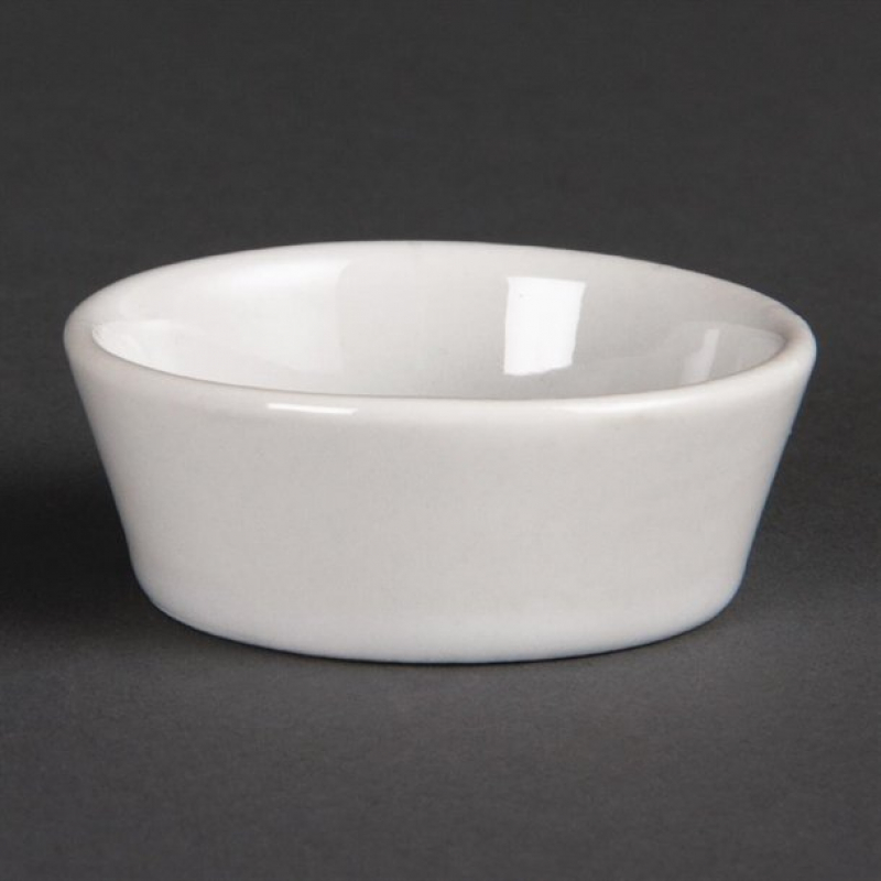 Olympia Whiteware Sloping Edge Bowls 50mm 12 Pack