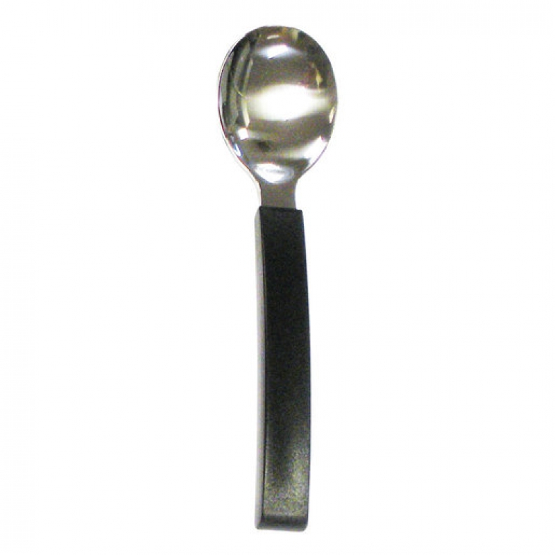 Amefa S/S Black Handle Straight Spoon (Sold Singly)