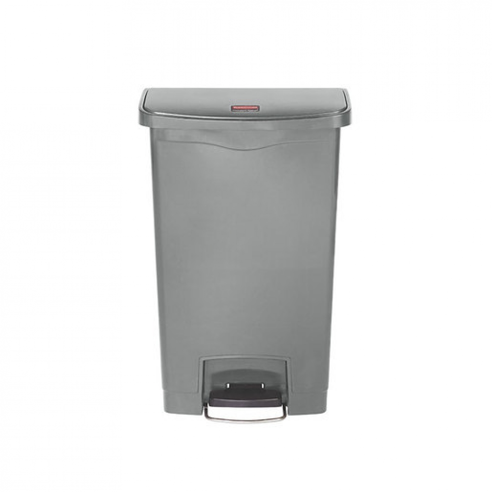 Slim Step-On (Frontstep) Bin 50L Grey (Sold Singly)